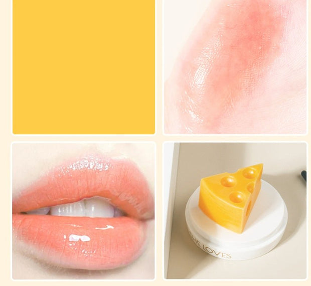 Cheese Moisturizing Lip Balm Anti-dry Lip Patches Lip Enhancer Mask Nourishing Lip Care Lip Plumper