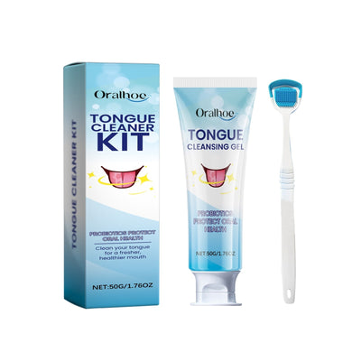 Tongue Coating Cleaning Kit For Oral Health