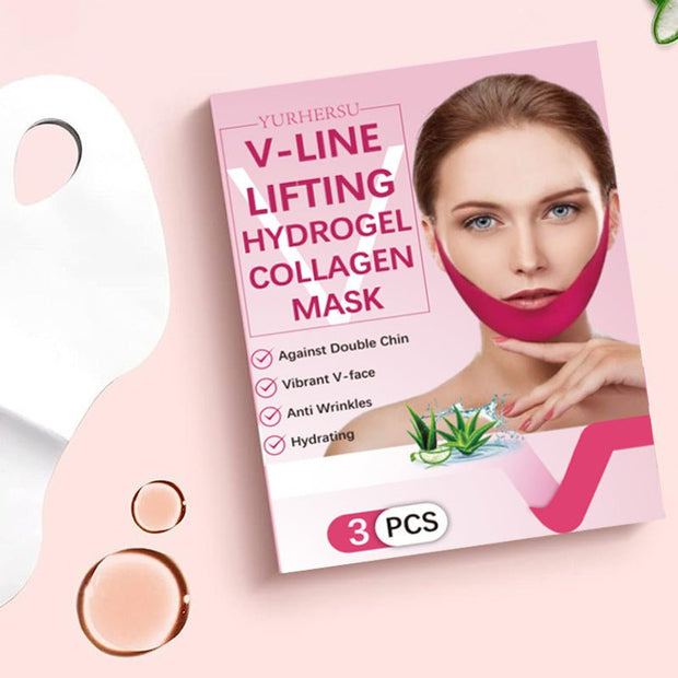 Ear Hanging V-face Lifting And Tightening Masseter Double Chin Hydrogel Facial Mask