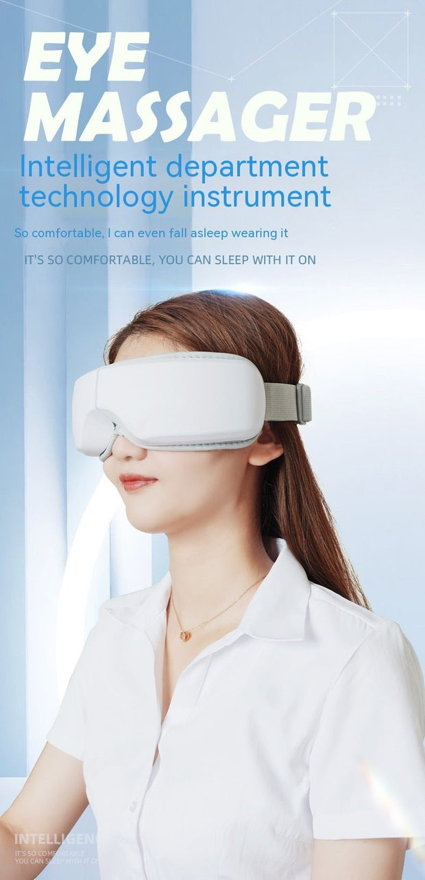 Smart Bluetooth Music Eye Massager Airbag Vibration Hot Compress