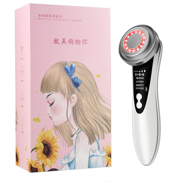 Warm facial massage cleansing beauty instrument