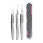 Stainless Steel Cell Tweezer Anti-acne Blackhead Beauty Salon Special Splinter Acne Clip No 5 Super Sharp Anti-acne Blackhead Tweezers