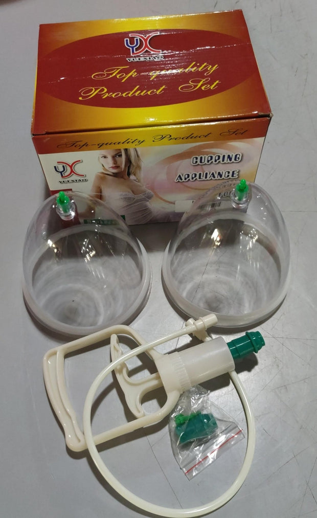 Chest cupping device cupping vacuum