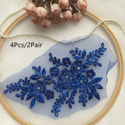 11 Colors Into Hand Beaded Clothes Patch Patches