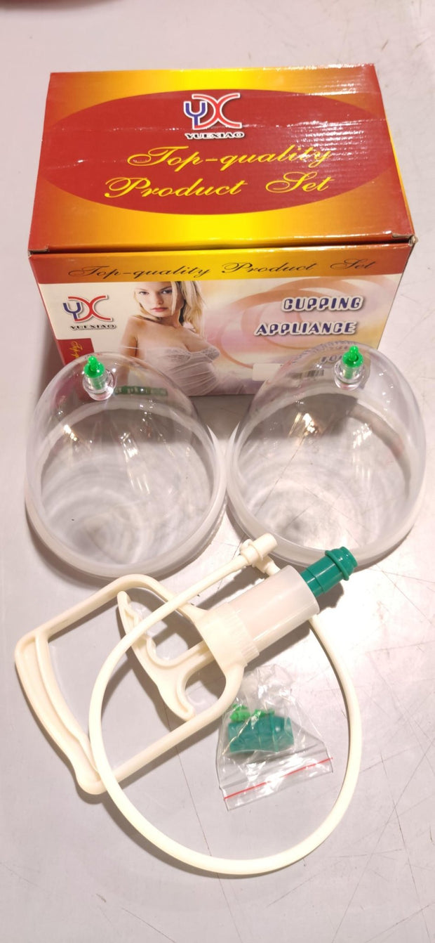 Chest cupping device cupping vacuum