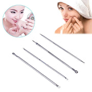 Acne-Needle Blackhead-Remover Silver Pimples Hot 4pcs Stainl