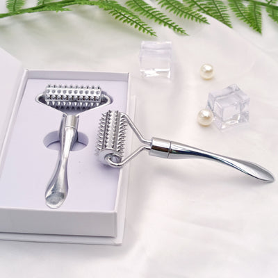 Zinc Alloy Micro Needle Roller Massage Face Slimming Device