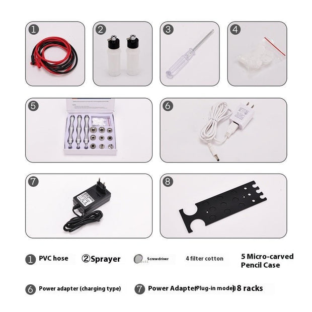 Three-in-one Diamond Micro-carved Skin Grinding Facial Cleaning Health Care Device