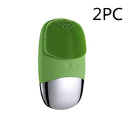 Mini Silicone Electric Face Cleansing Brush Electric Facial Cleanser Facial Cleansing Brush Skin Massager Skin Care Tools